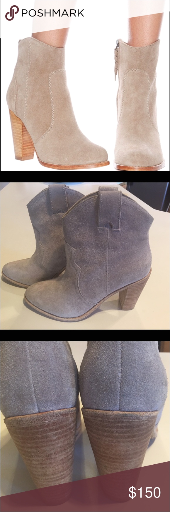 joie dalton suede bootie size 38 5 color cement joie dalton suede bootie size 38 5 color is cement my lighting is bad and the color is as shown in