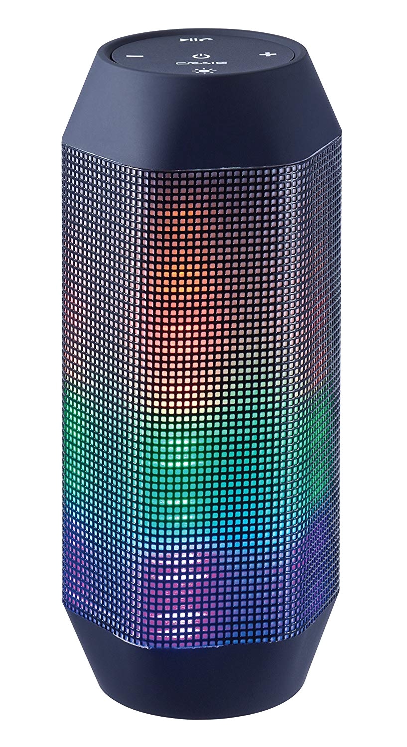 amazon com craig electronics cma3594 od stereo portable speaker with color charging lights and bluetooth technology home audio theater