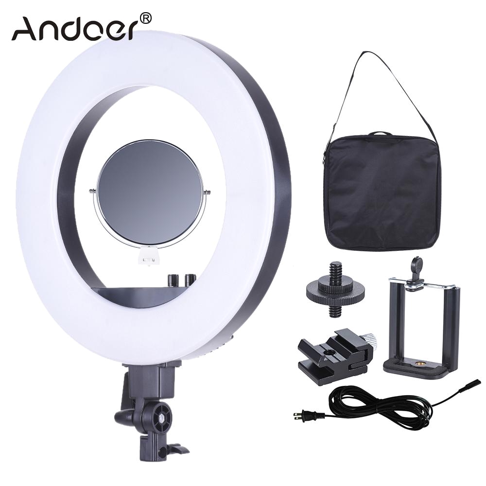 1 led ring light 1 make up mirror 1 phone clip 1 cold shoe base 1 screw adapter 1 power cableabout 3 metes long 1 carrying bag