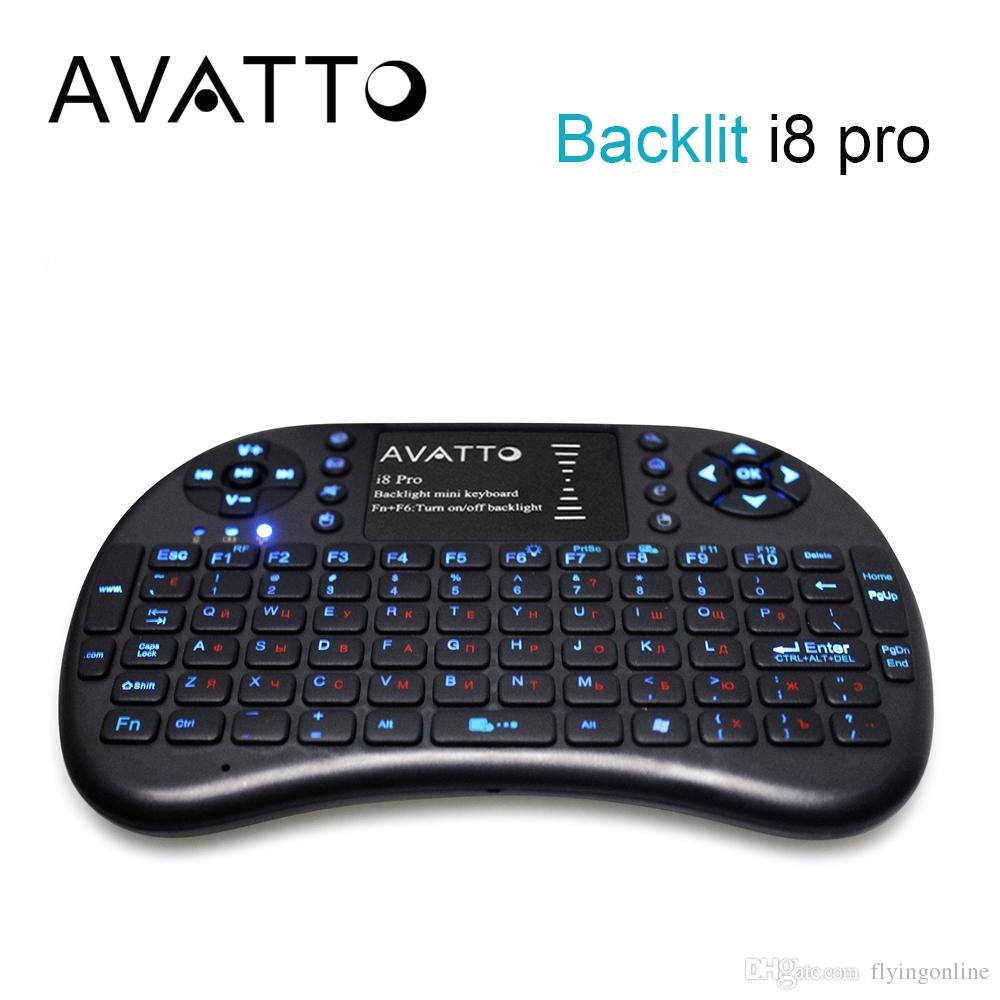 lowest price russian i8 pro backlit 2 4g wireless mini keyboard touchpad gaming air mouse for smart tv android box pc laptop wireless bluetooth keyboard