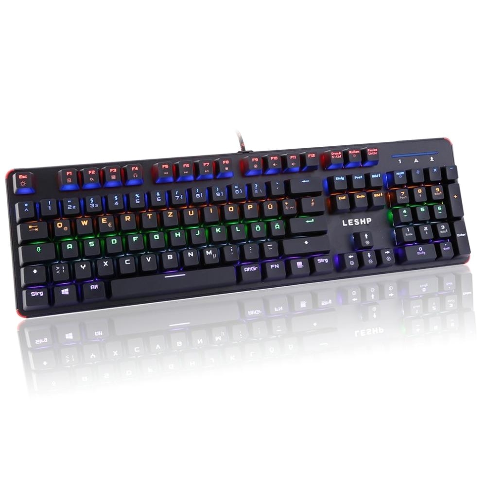 usb wired 105 keys illuminated professional game gaming office mechanical keyboard with led adjustable backlight best wireless keyboard best wireless
