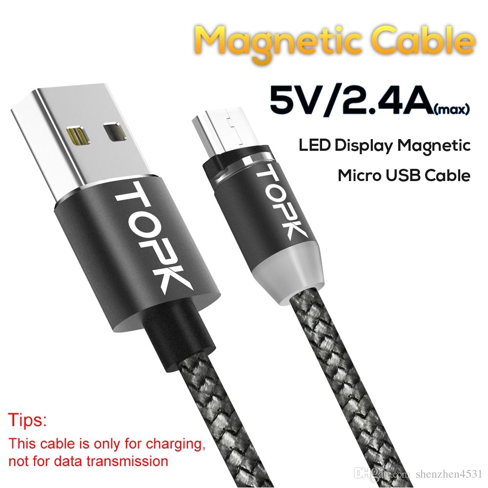360 degree 3 in 1 magnetic cable for micro usb type c led nylon braided wire magnet charger cable c telephone extension cables cell phone cables from