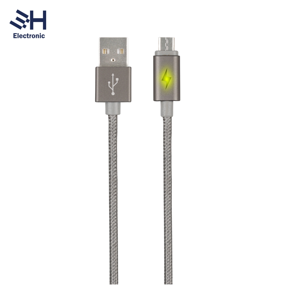 color changing lighted fast charging led usb sync cable micro usb nylon braided cords for samsung android buy fast charging led usb sync cablefast