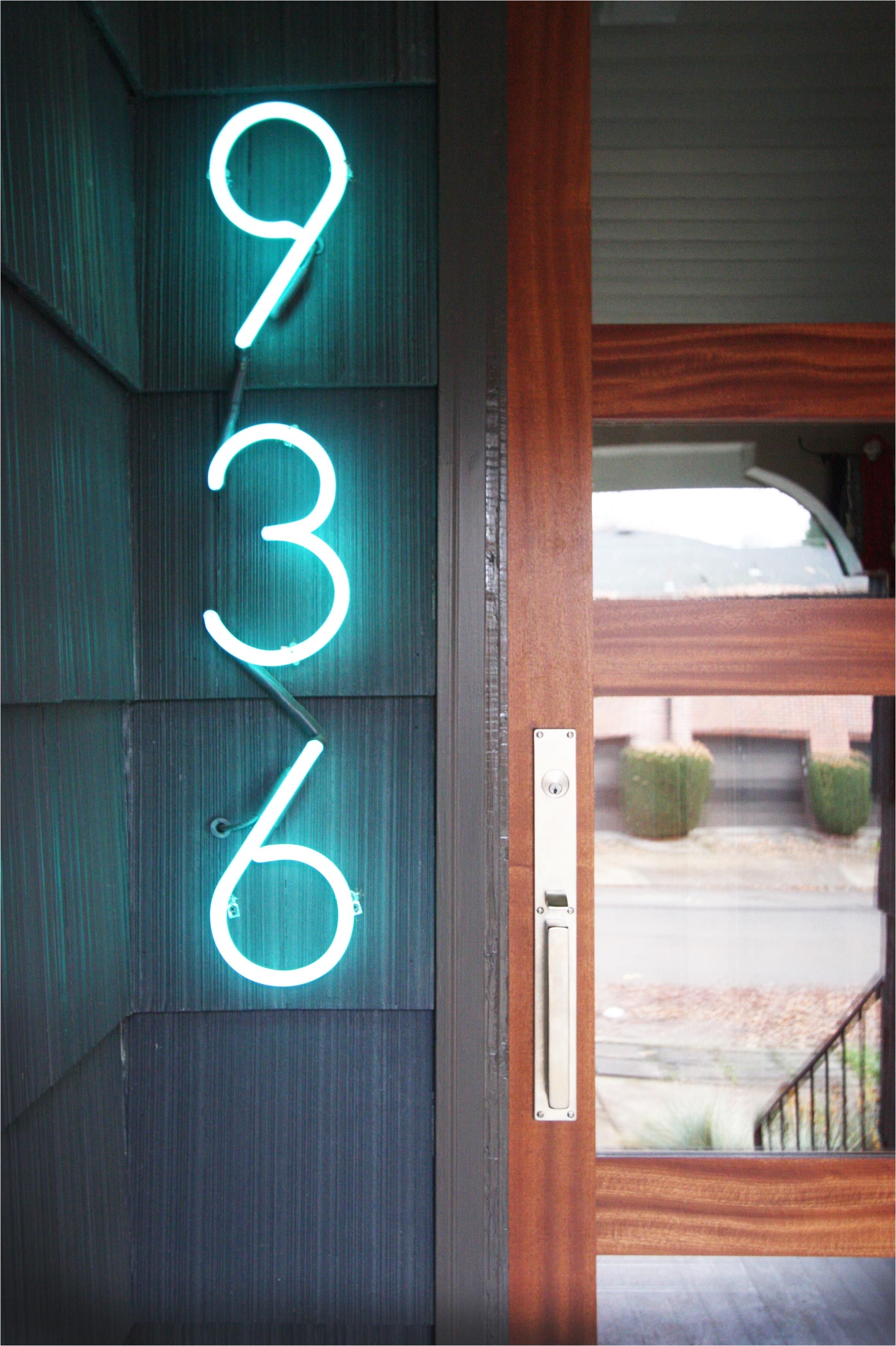 new lit house number signs