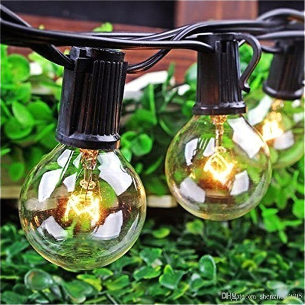 25ft g40 globe string lights fairy bulb light with 25 clear bulbs ul listed indoor outdoor light garden party wedding decoration string paper lanterns