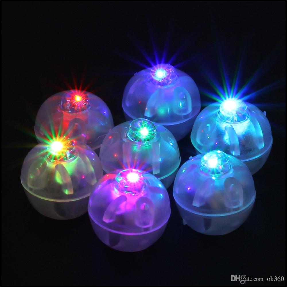 online cheap colorful round led rgb flash ball lamps balloon lights submersible lantern lights for lantern christmas wedding party decoration by ok360