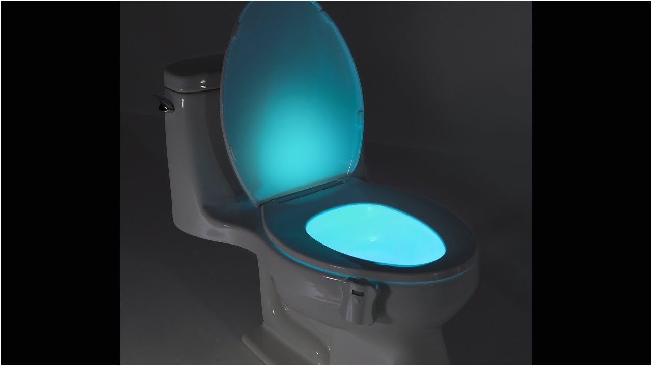 review glowbowl motion activated toilet nightlight fits any toilet youtube