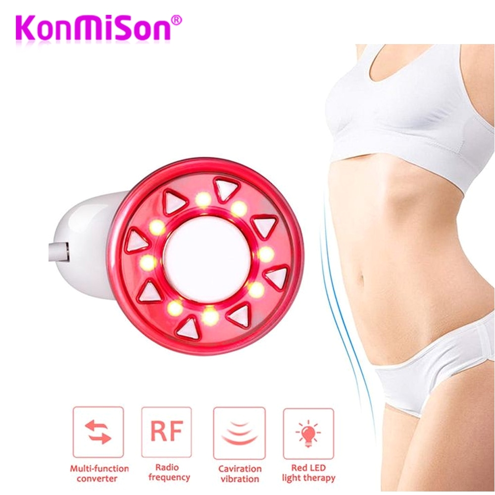 aliexpress com buy konmison rf cavitation ultrasonic slimming massager led fat burner anti cellulite lipo device skin tightening weight loss beauty from