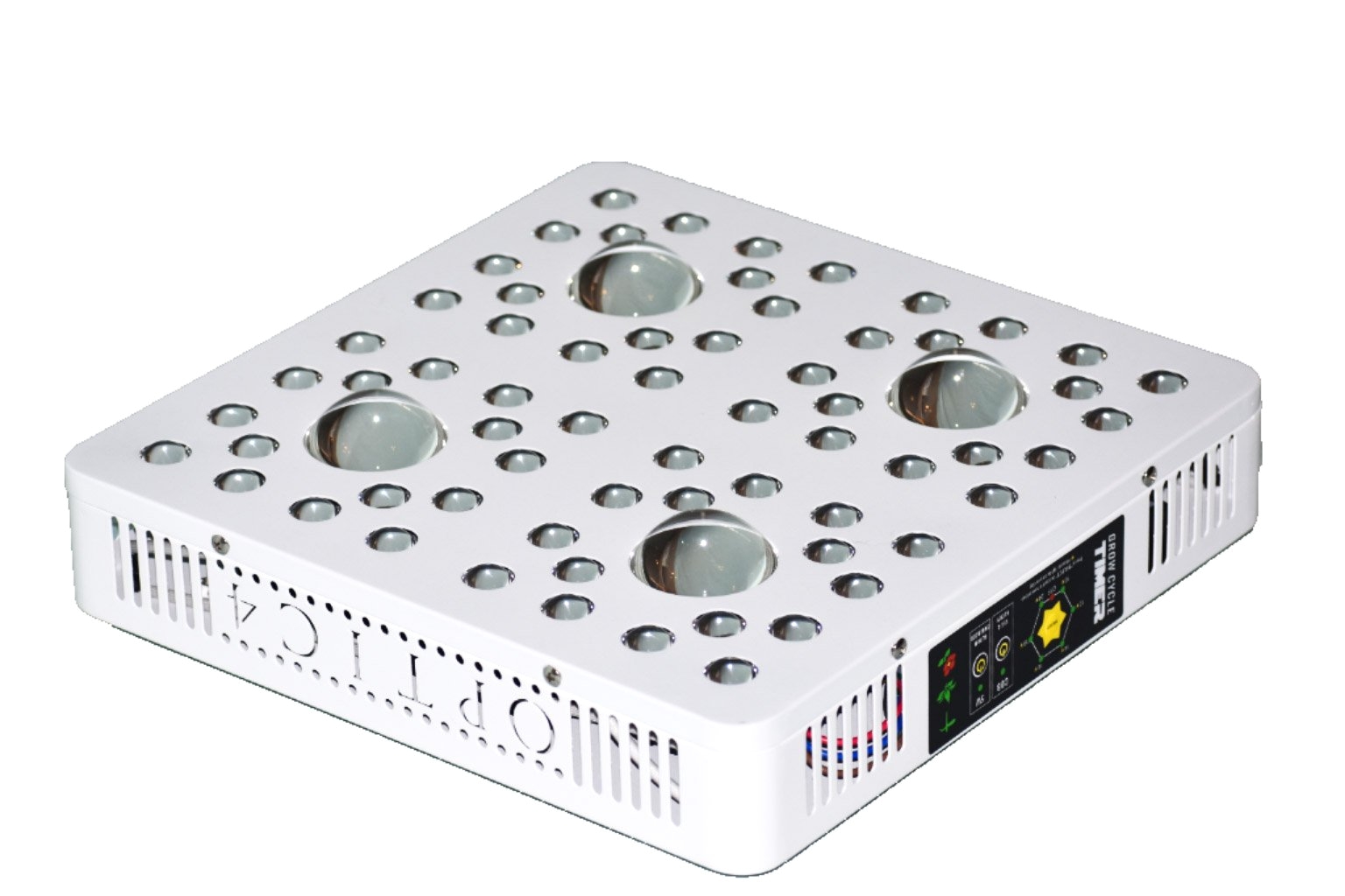 optic 4 gen3 cob led grow light 415w uv ir 3000k