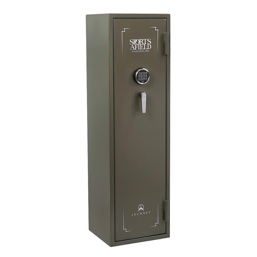 sports afield journey series 14 gun elock gun safe od green texture