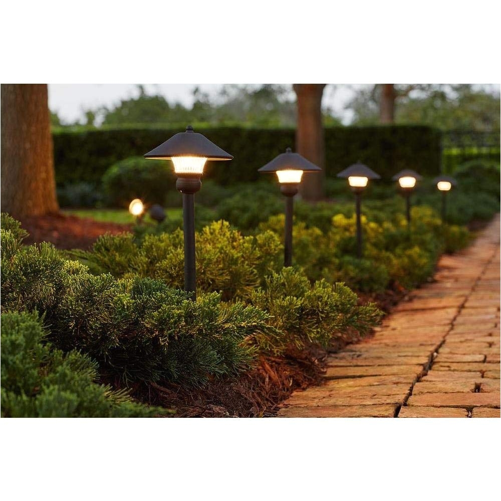 Low Voltage Path Light Kits Amazon Com Low Voltage Led Bronze Outdoor Light Kit 8 Pack Clothing