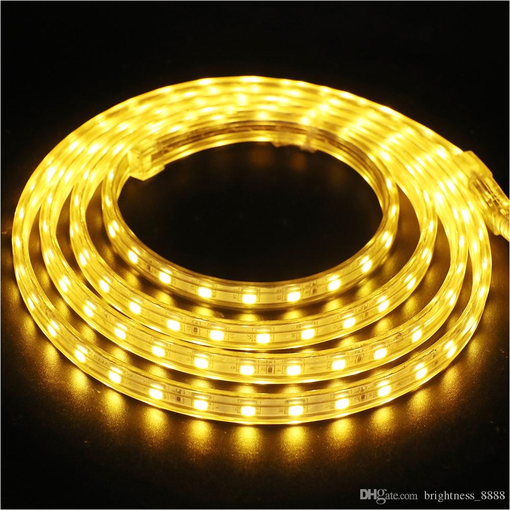 220v 230v dimmable led strips smd 5050 rope light ip68 flex lights for outdoor lighting string disco bar pub christmas party led rope light flex rope light