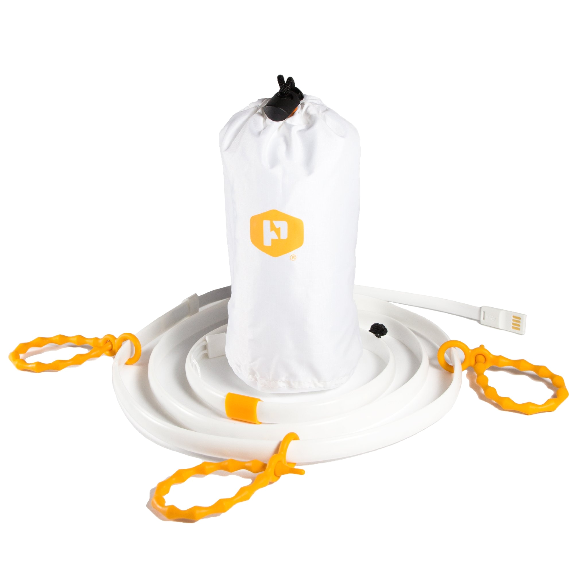 luminoodle light rope and lantern