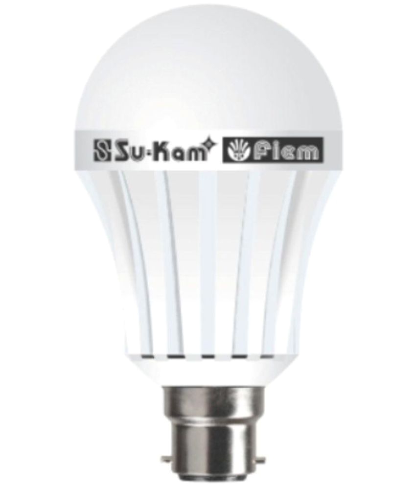 su kam fiem 7w emergency light inverter led bulb 7 watt white