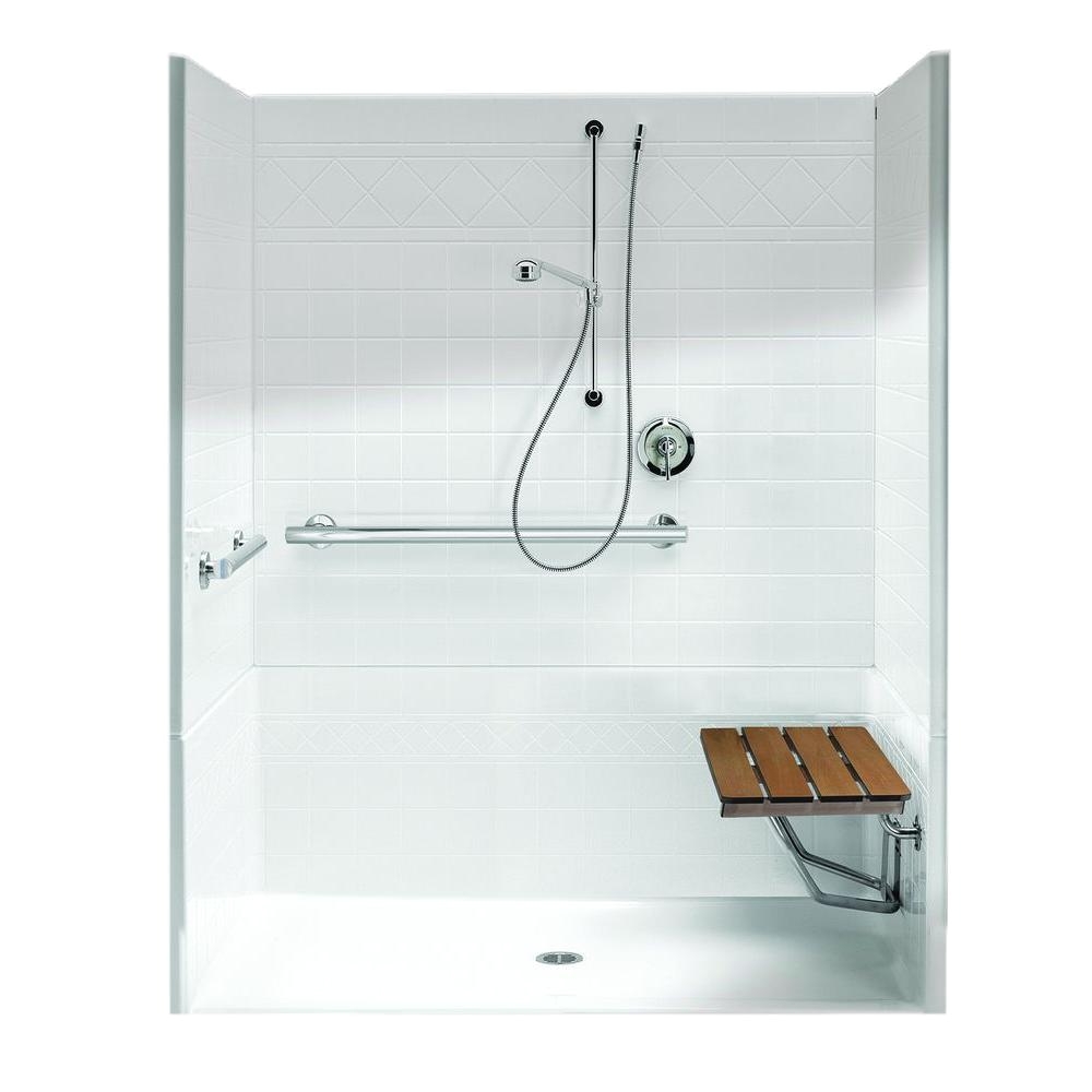 Lowes Bathtubs and Surrounds Ada Compliant Shower Stalls Kits Showers the Home Depot