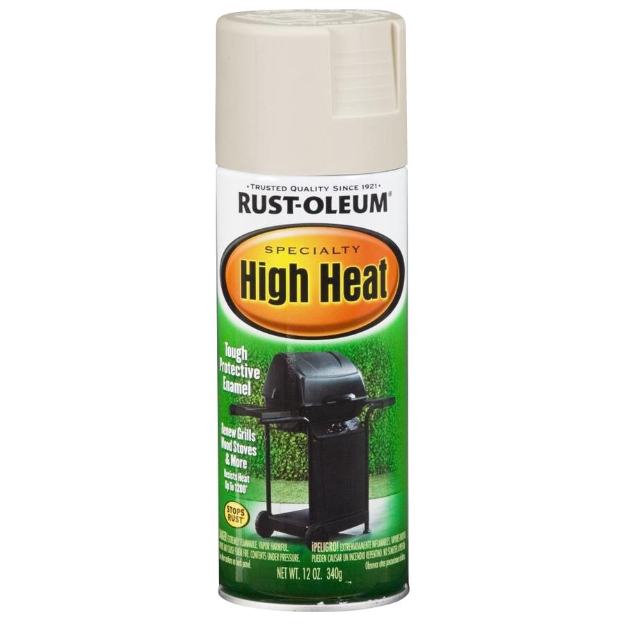 rust oleum specialty high heat almond general purpose spray paint actual net contents