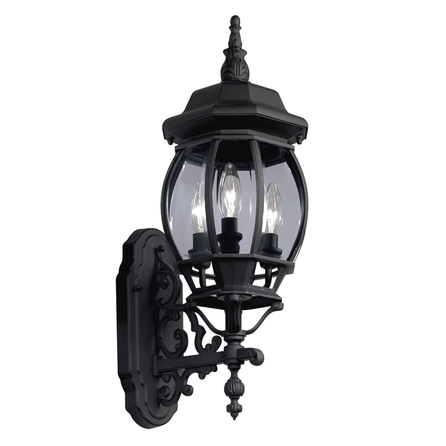 portfolio 22 68 in h black outdoor wall light