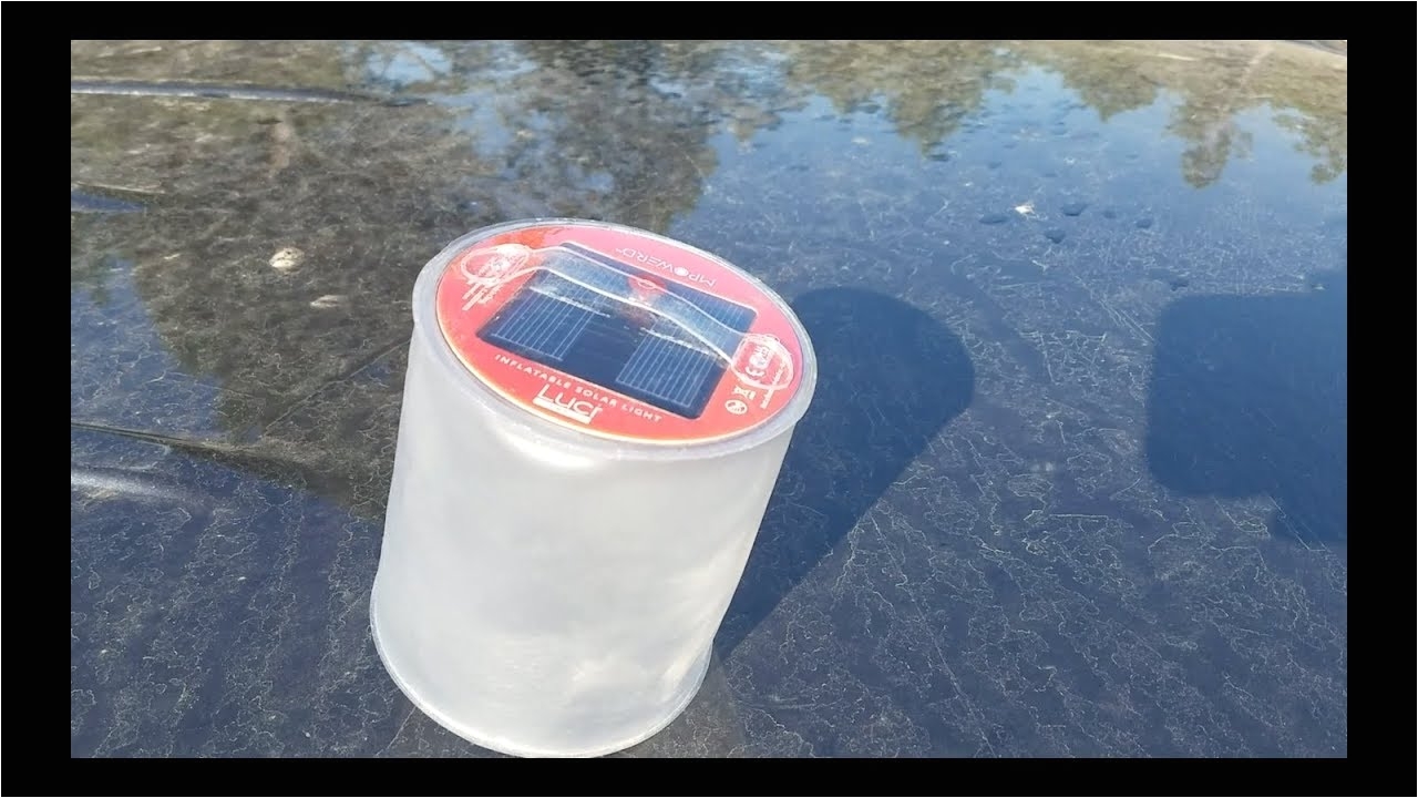 luci inflatable solar light review