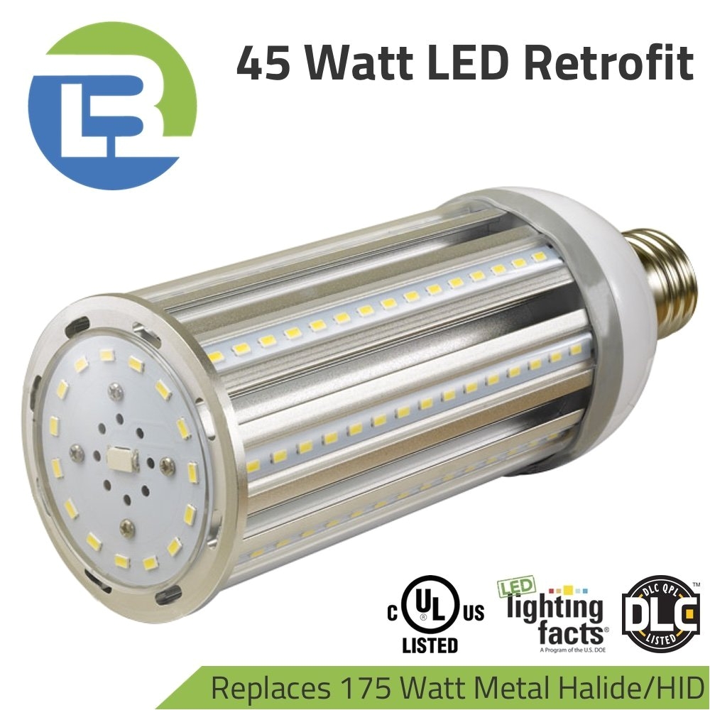 get quotations a· 45 watt led retrofit corn lamp for 175 watt hid metal halide hps replacement