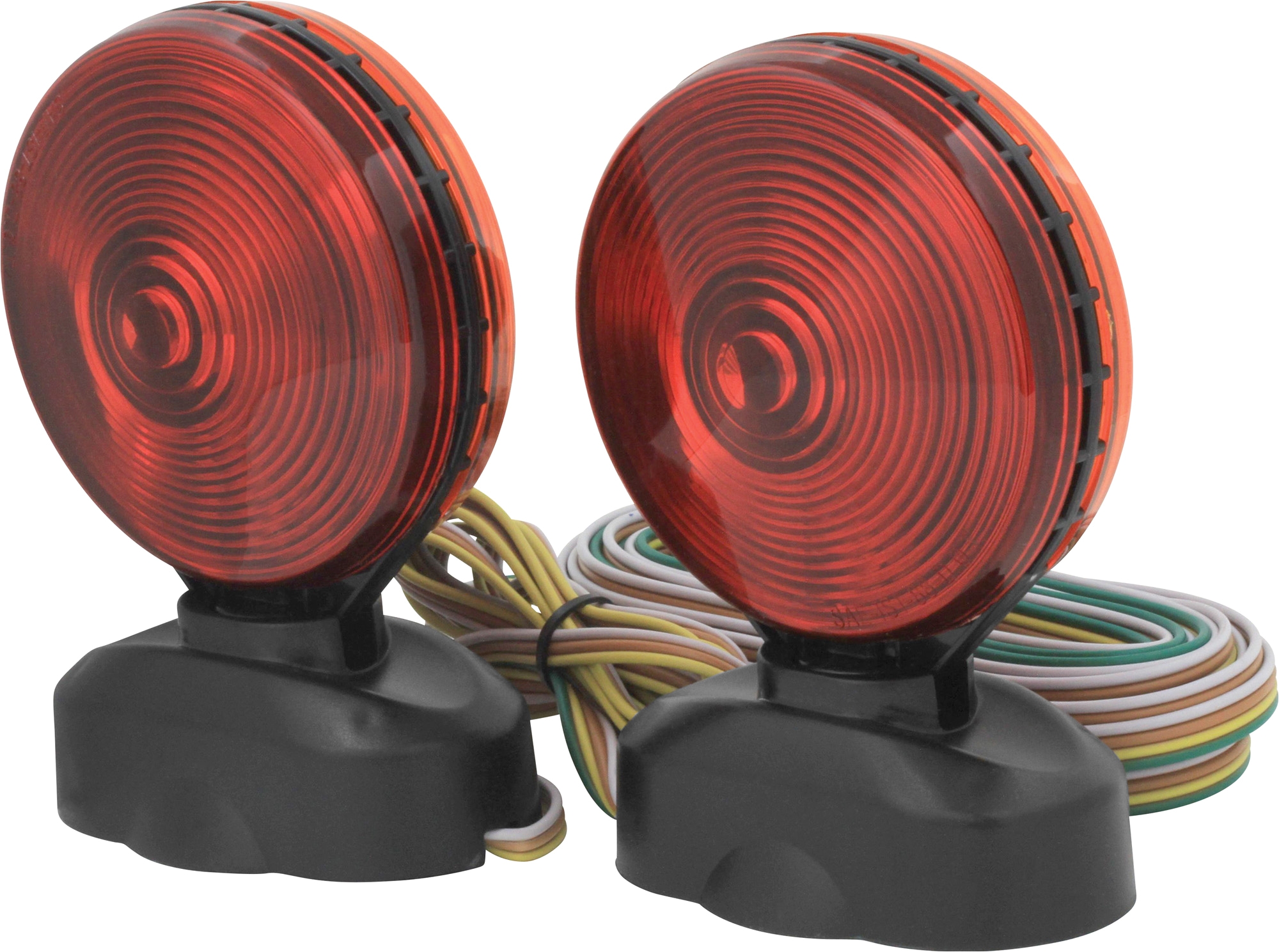12v dc red amber magnetic tow light kit