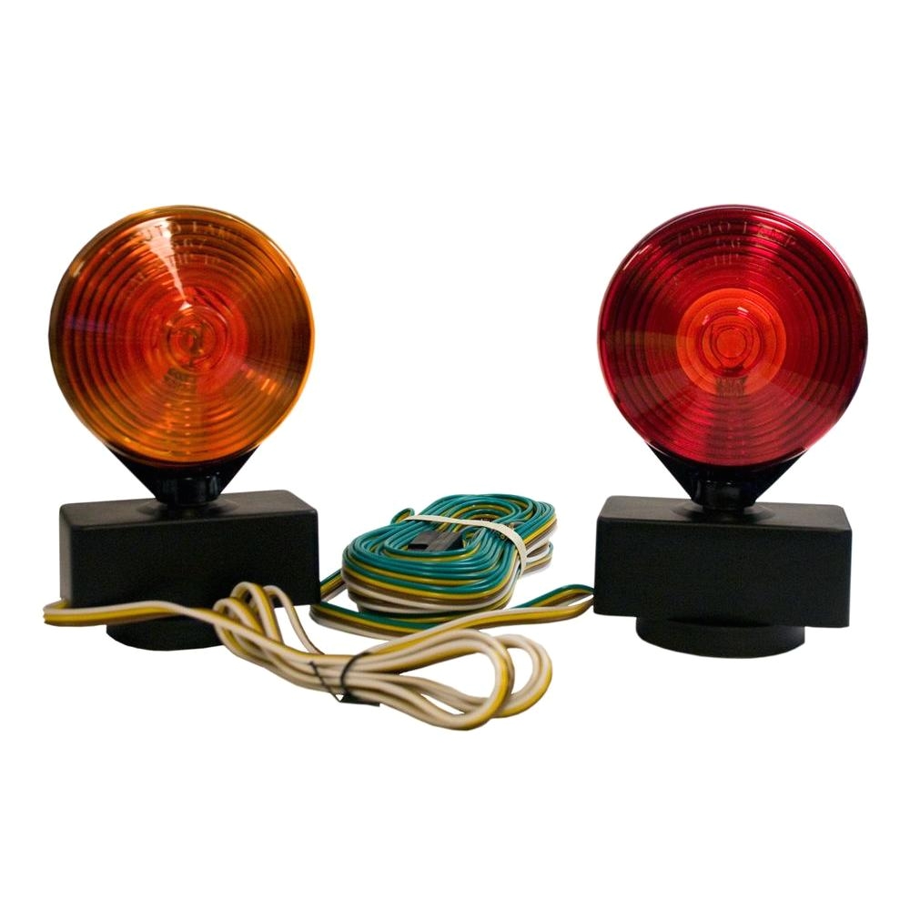 blazer international 2 sided amber red magnetic towing light kit