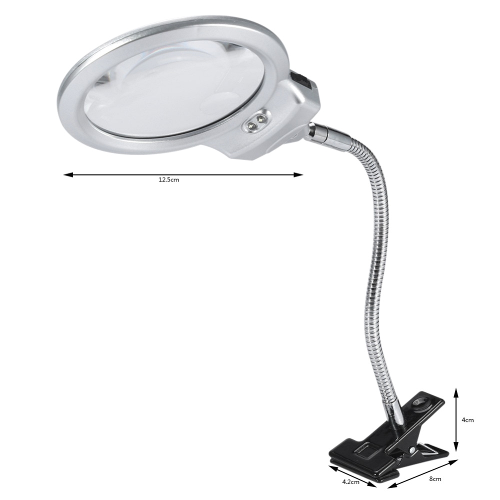 Magnifying Work Light Makeup Magnifying Mirror Desk Lamp Lighted Magnifier Led Light Lamp