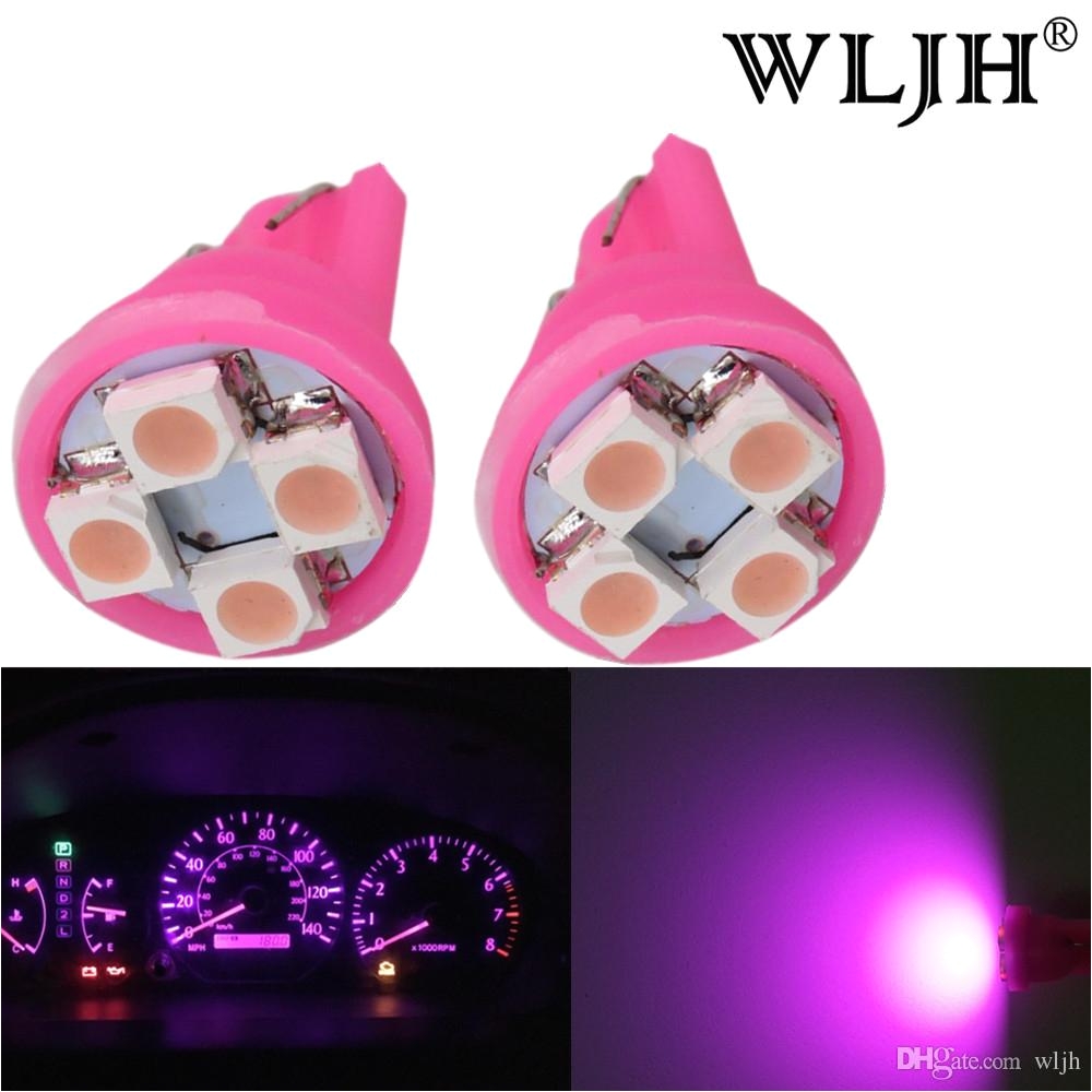 wljh t10 4smd 194 w5w led interior lights bulb lamp 501 dash led car bulbs car light source side marker 12v plate lamp car lamps for cars from wljh