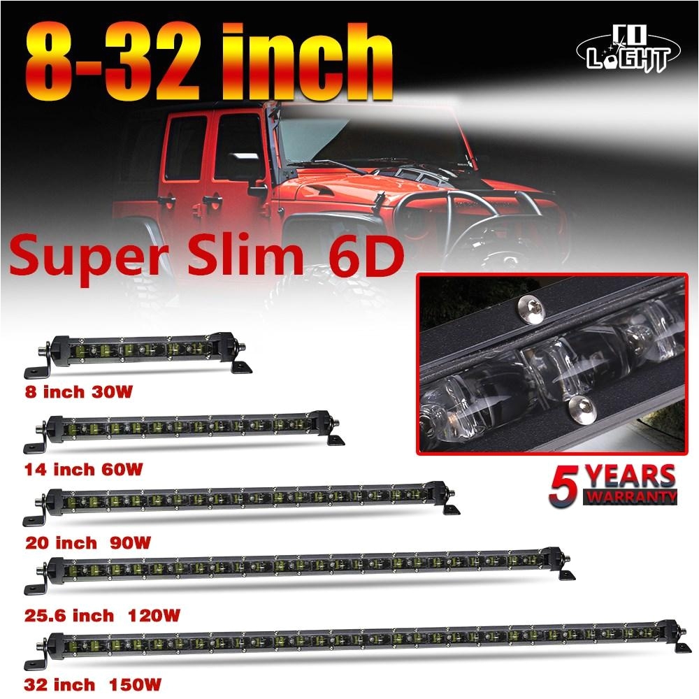 Marine Light Bars 6d Led Light Bar 8 14 20 25 6 32 Inch Offroad Led Bar Combo for