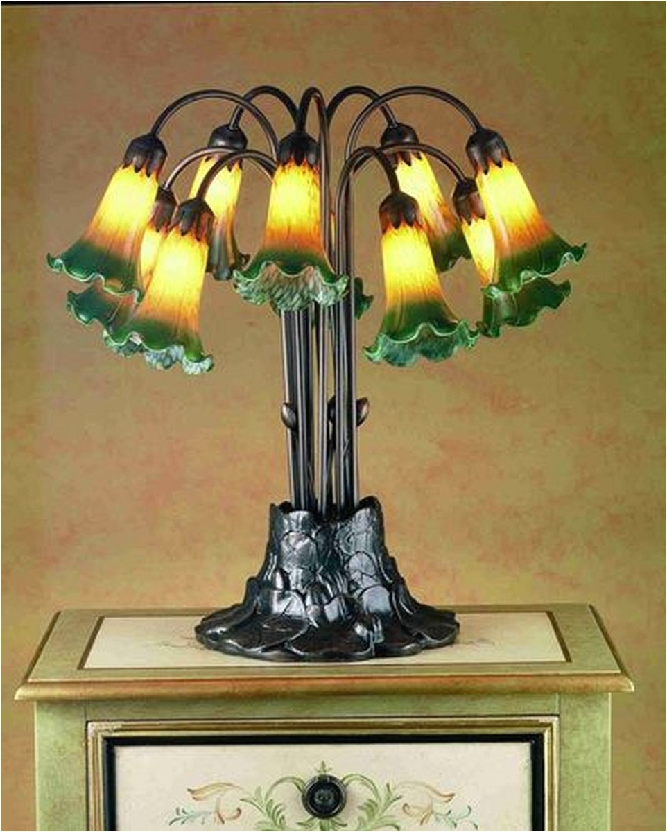 Meyda Tiffany Lamp Parts Meyda Tiffany 10 Light Tiffany Pond Lily 14357 Lampsusa