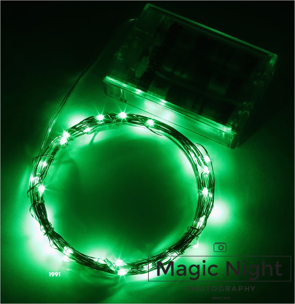 magicnight 10ft 30 green mini micro led starry lights submersible fairy lights copper led lights strings aa battery powered