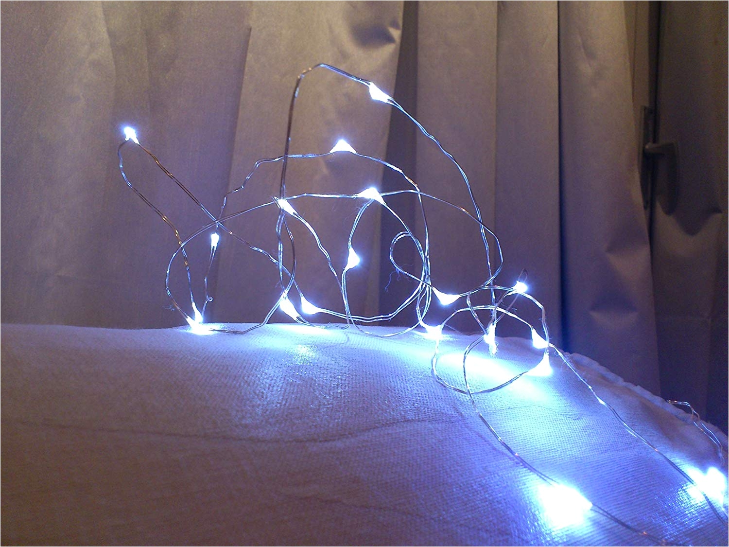 Micro Led Lights Battery Powered Amazon Com Fairy Lights Cool White W Batteries Packs Micro Leds