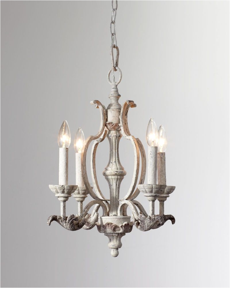 16 x 19 horchow neiman marcus french antique white florence chandelier 379 purehome transitional