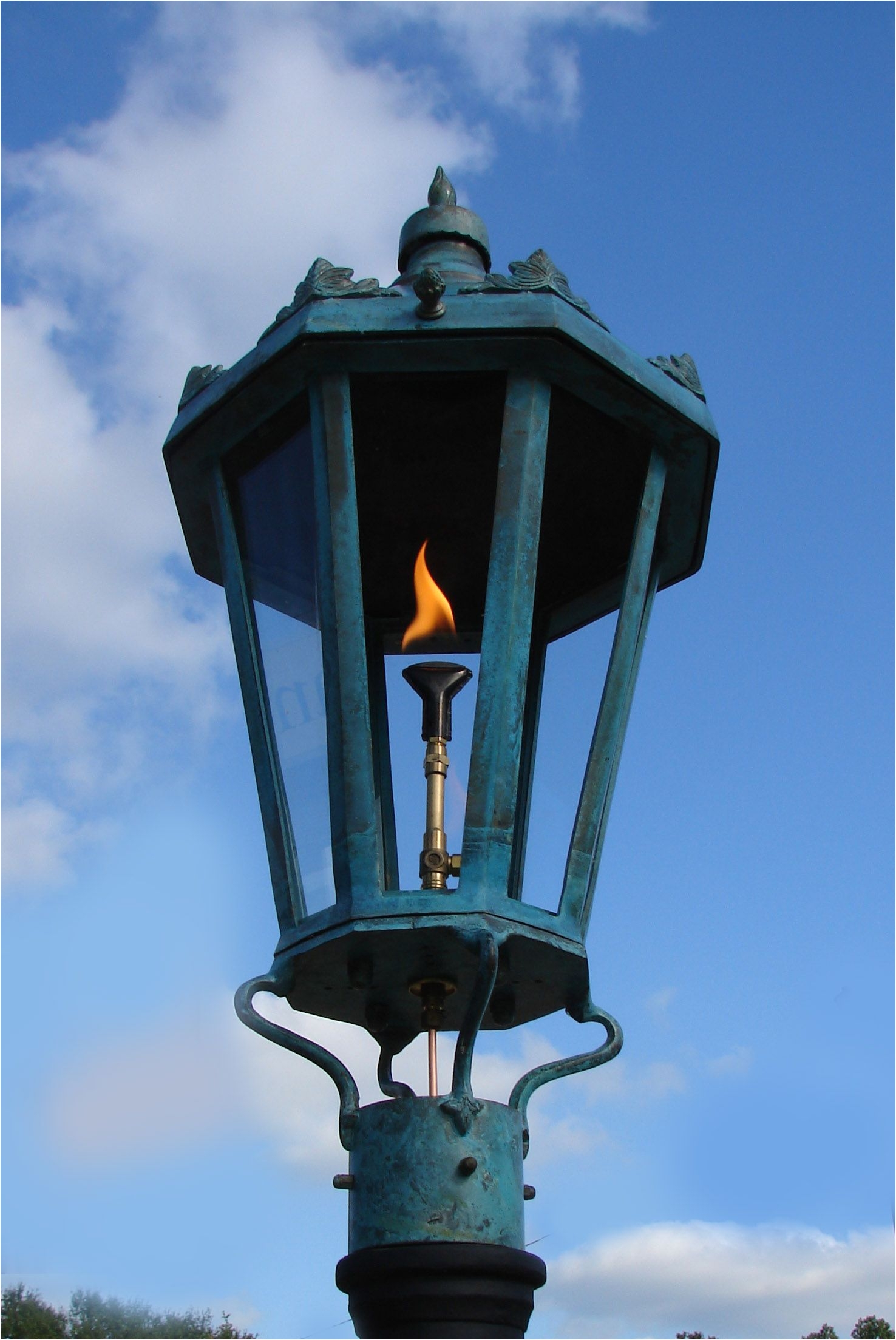 grande dame brass lantern in green verdigris post mount or wall mount