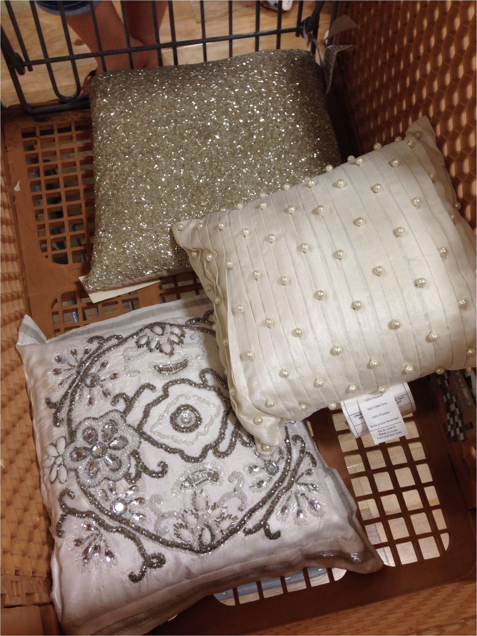 beautiful nicole miller and calvin klein pillows found at home goods window bed miller homes