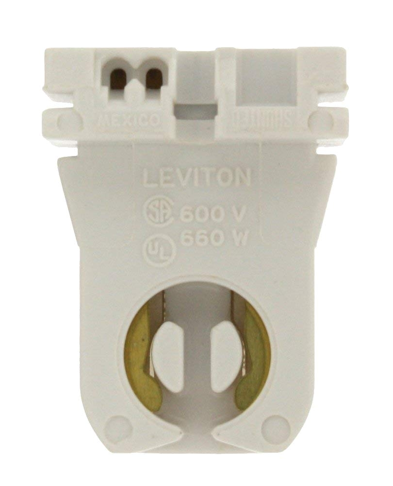 leviton 23351 medium bi pin standard fluorescent lampholder white light sockets amazon com