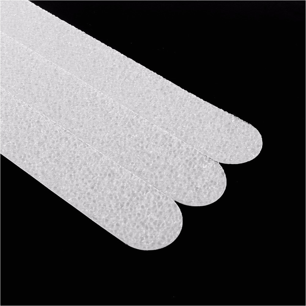 12pcs anti slip bath grip stickers clear non slip flooring safety bath tub shower strips tape mat applique bathroom accessories in wall stickers from home