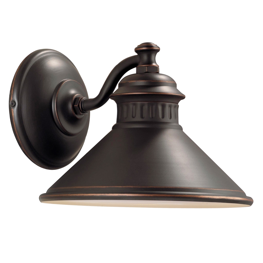 portfolio dovray 8 12 in h oil rubbed bronze dark sky outdoor wall light