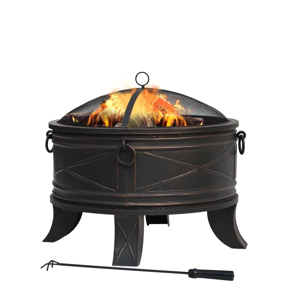 quadripod 26 in round fire pit