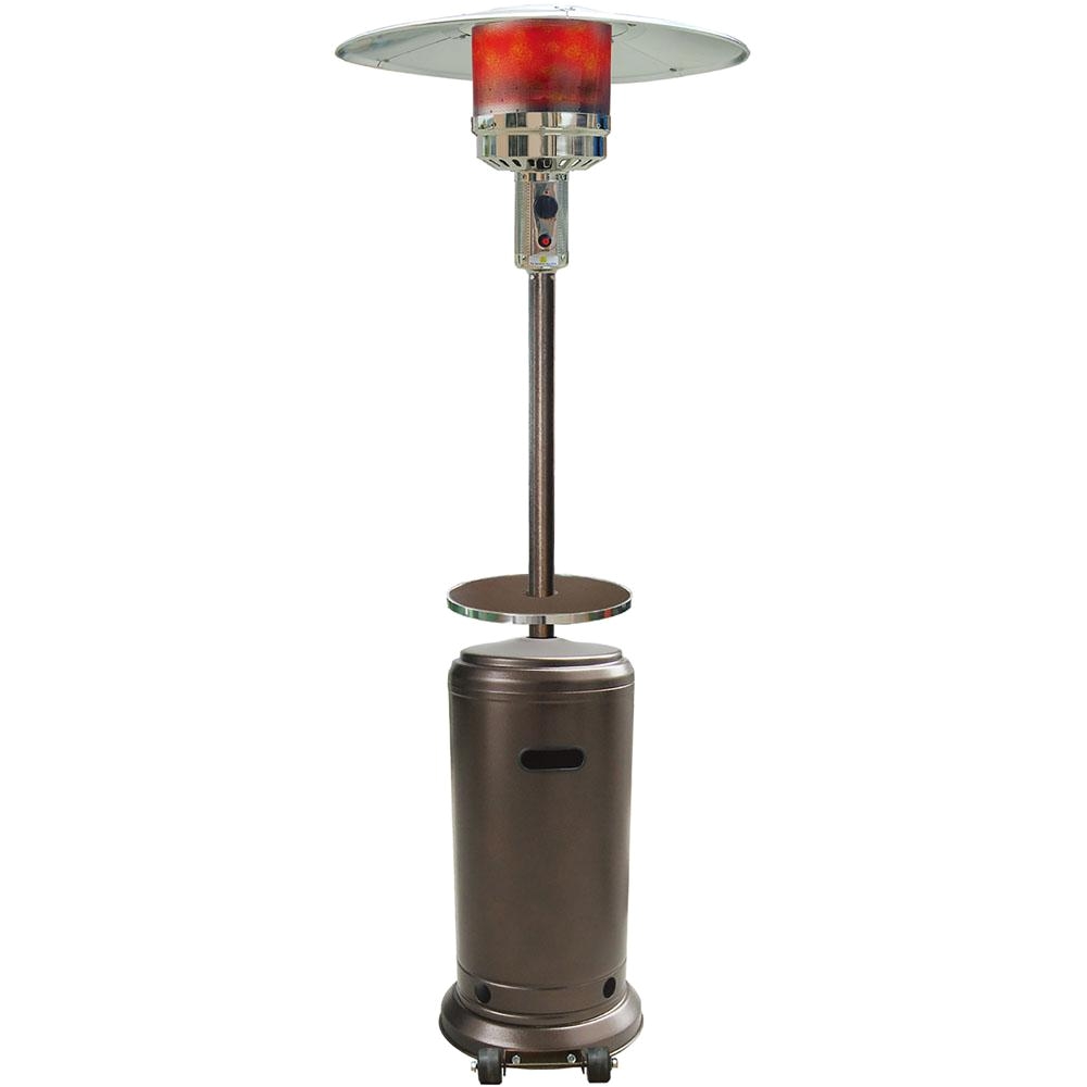 41000 btu hammered bronze finish steel umbrella propane patio