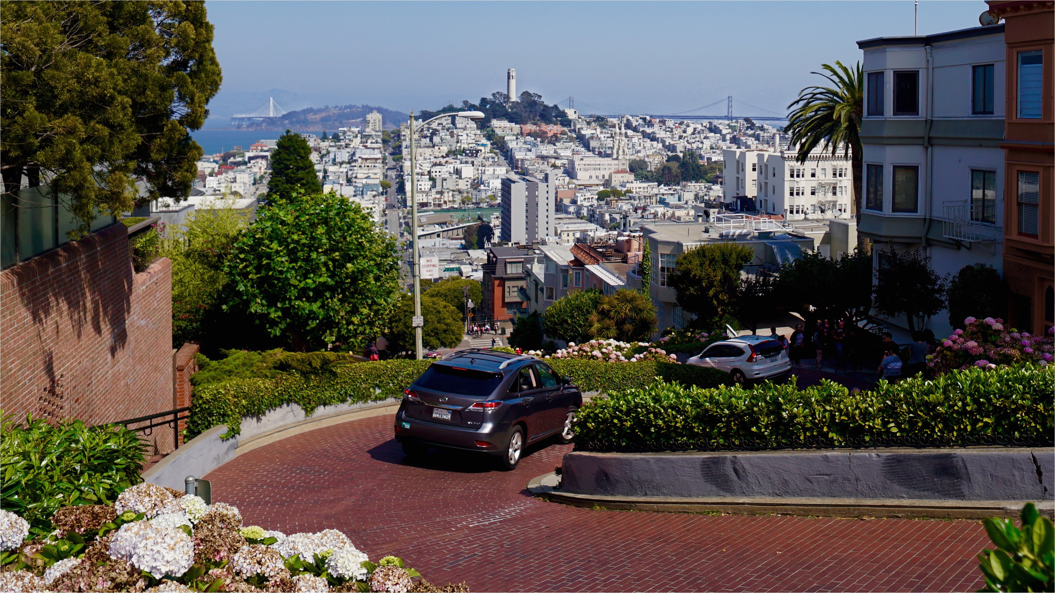 after making our way back across the golden gate bridge into san francisco we decided to make full use of our rental car for the day and do the drive down