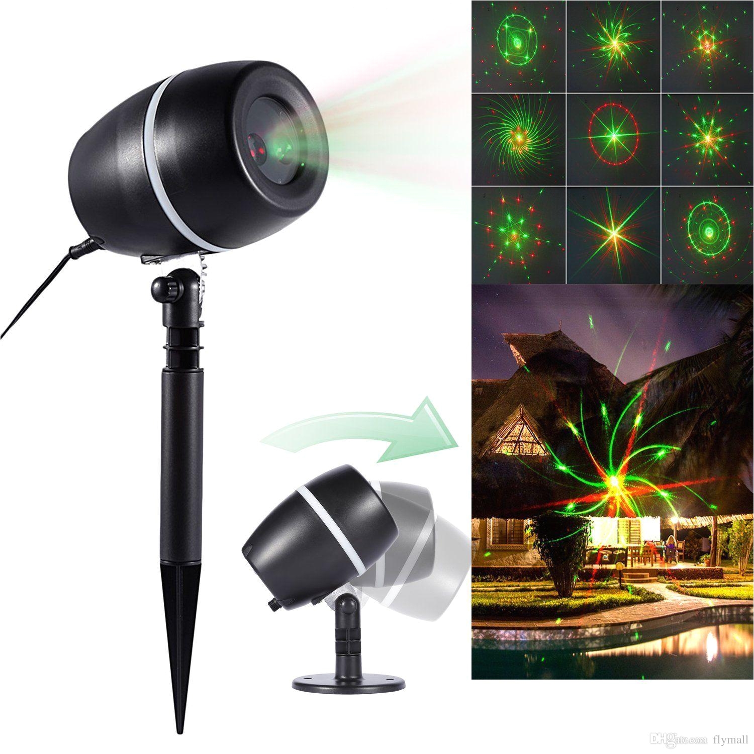 redgreen projector lights star laser landscape light moving galaxy show spotlight outdoor decoration for christmas party stage decoration disco light laser