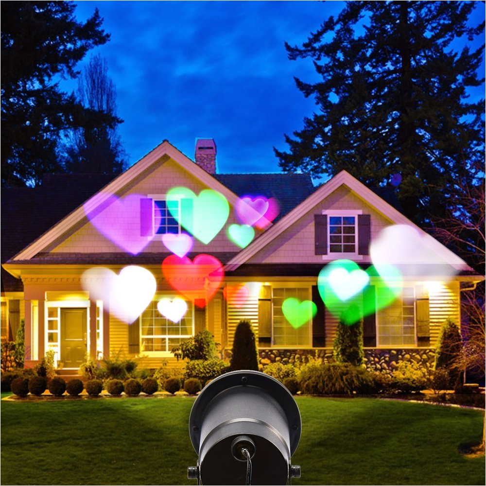 tanbaby valentines day hallow led laser projector landscape rotating 12 pattern outdoor indoor moving laser dj party light dmx in stage lighting effect