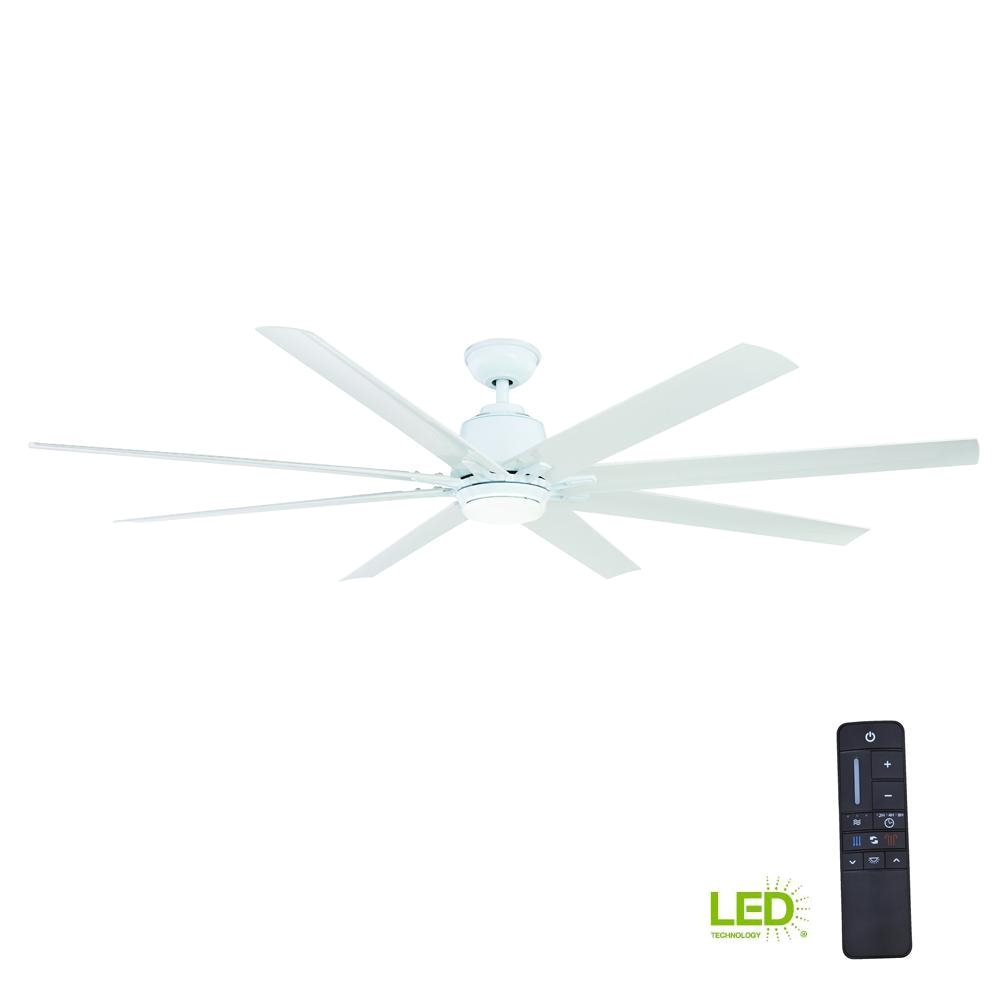 home decorators collection kensgrove 72 in led indoor outdoor white ceiling fan with light
