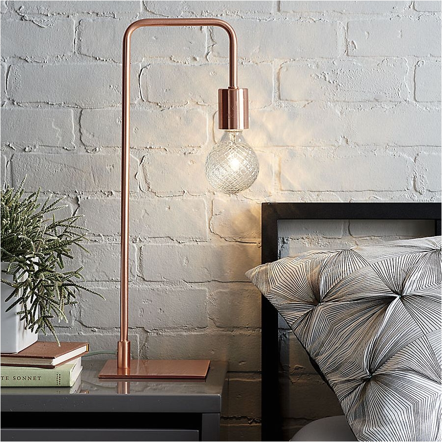 view in gallery fabulous copper table from cb2 is a hot seasonal decor piece