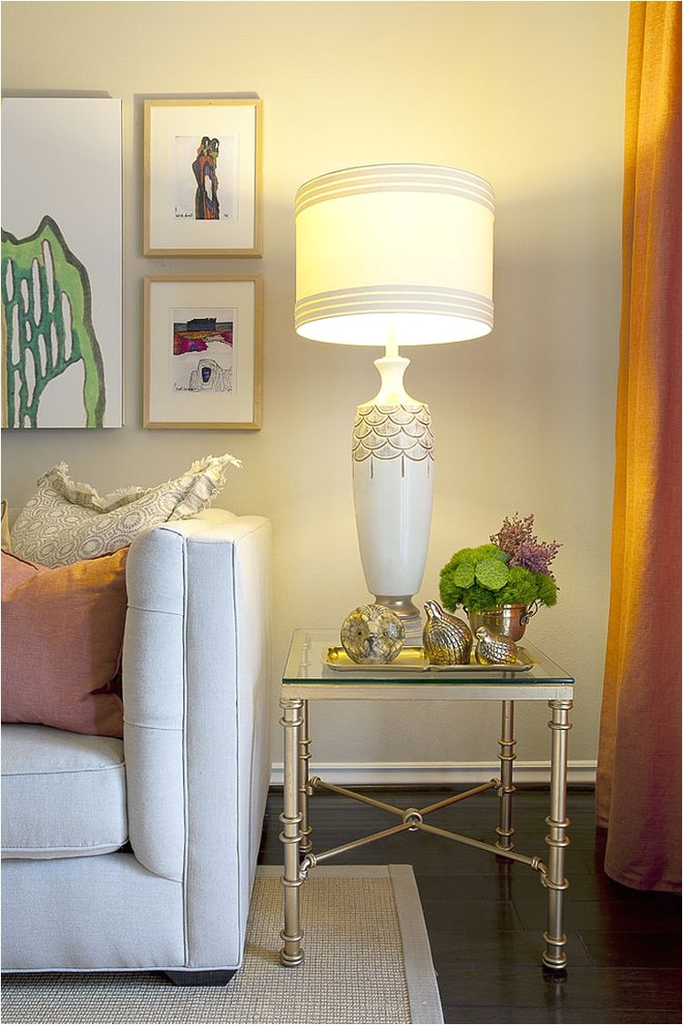 view in gallery base of the table lamp must be on par with your eye level when you sit