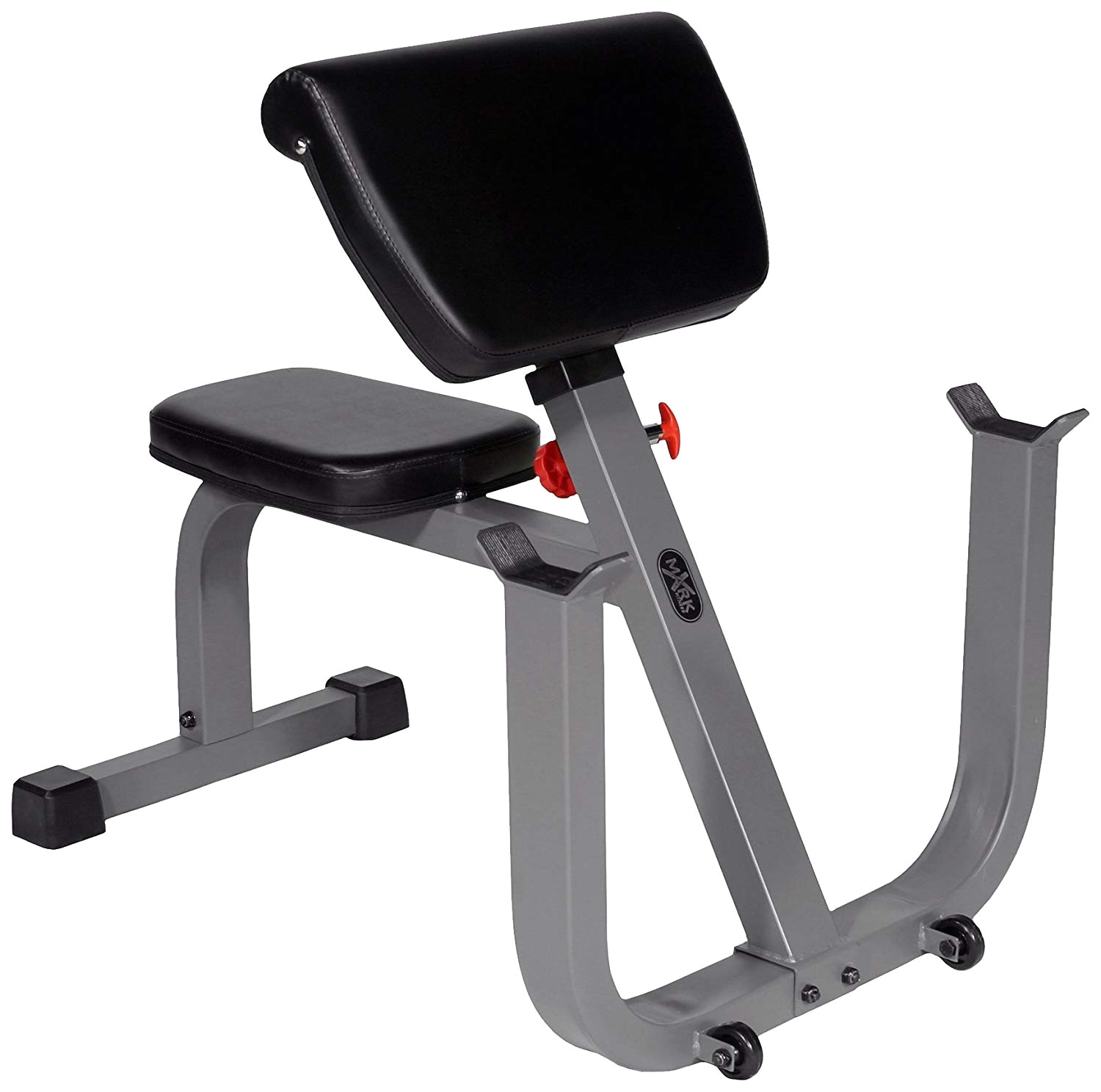 amazon com xmark seated preacher curl weight bench xm 4436 sports outdoors