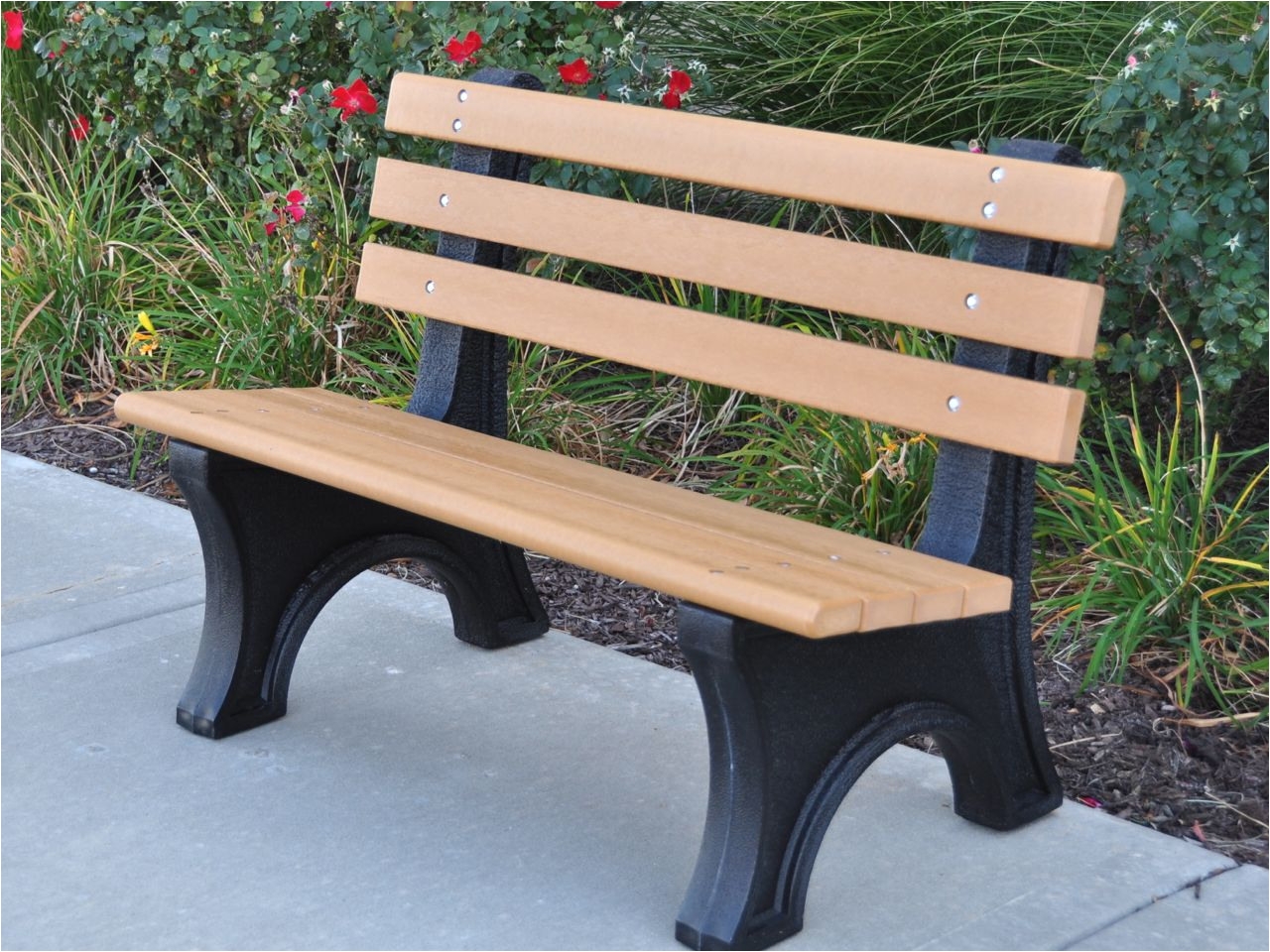 fort park avenue bench by jayhawk plastics outdoor benches for