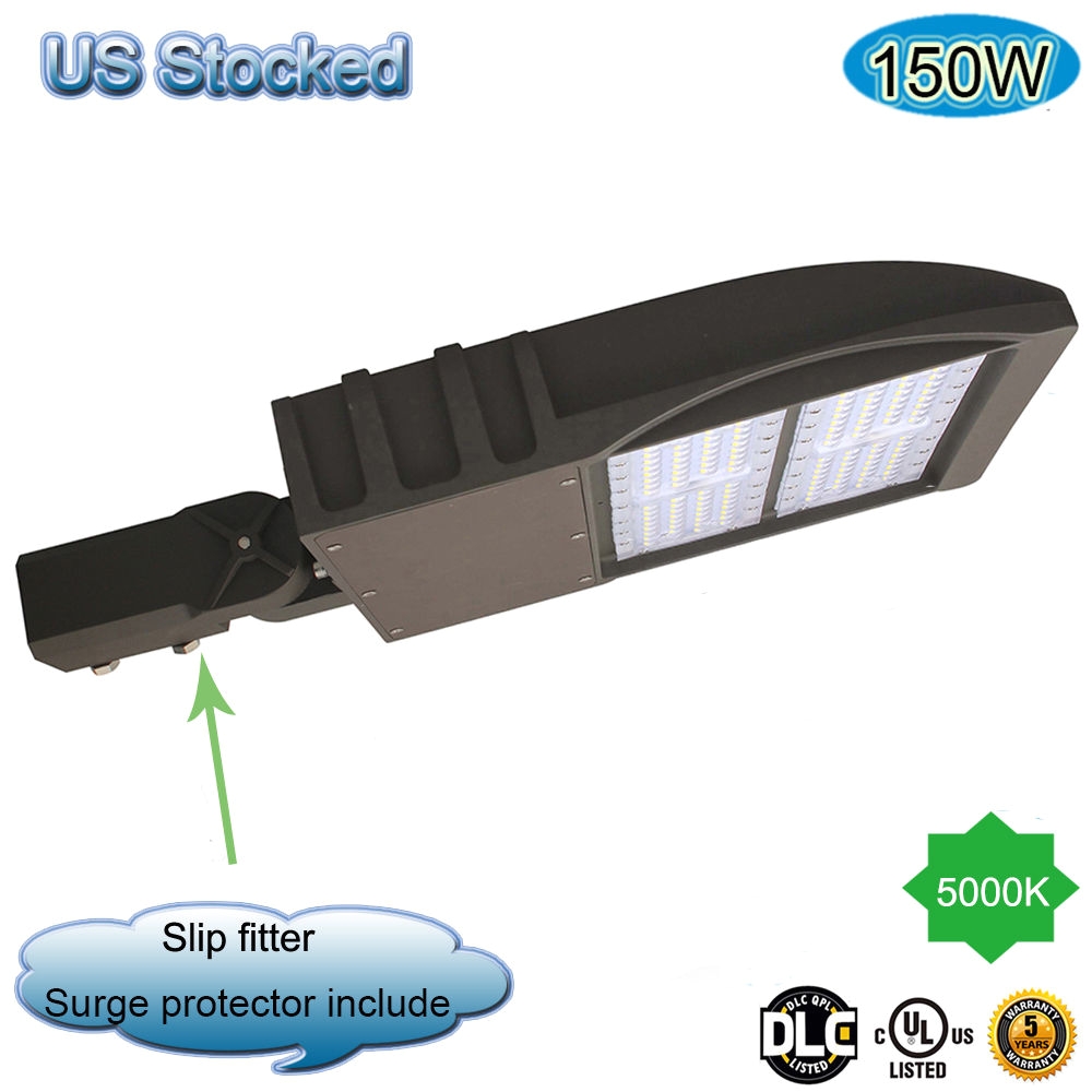 150w led shoebox parking lot area light replace 300 450w mh hps pole light 1 of 8free shipping see more