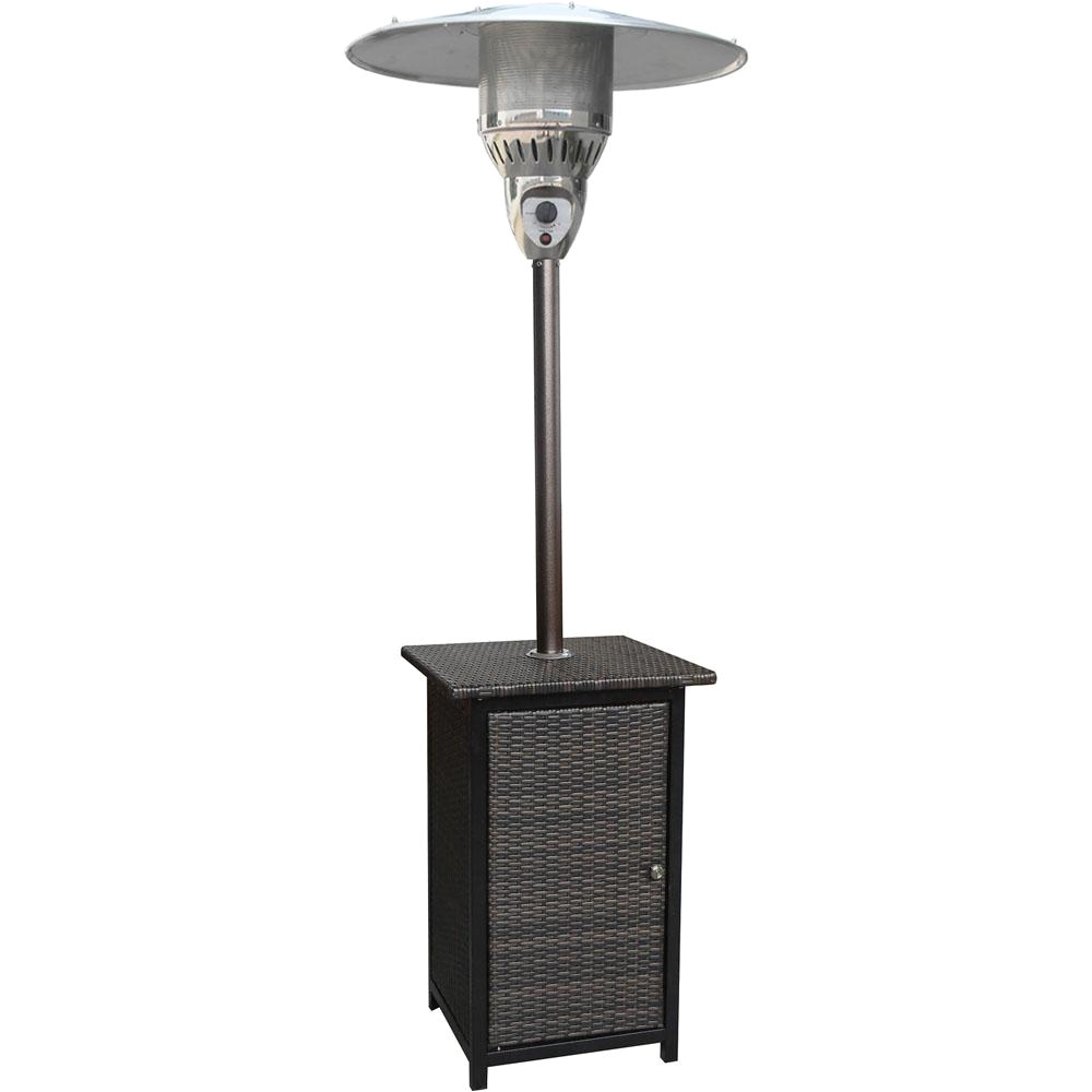 41000 btu stainless steel square propane patio heater