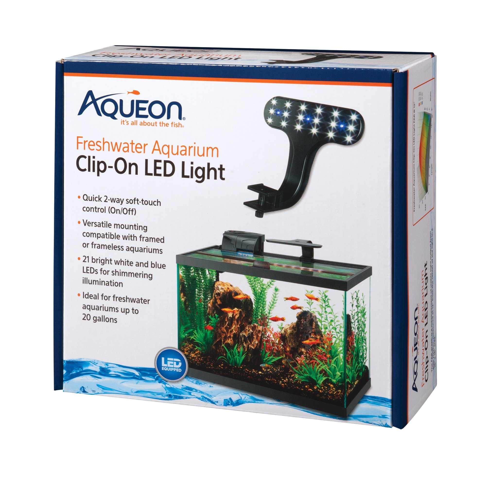 Petco Aquarium Light Aqueon Marine Aquarium Clip On Led Fixture Petco